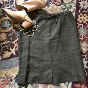 🔴 Army Green Pencil Skirt